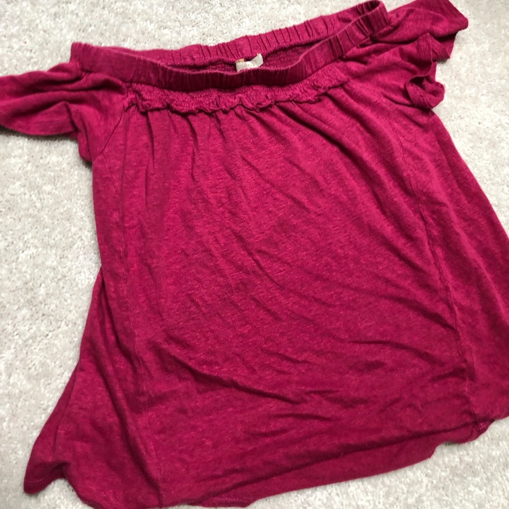 Anthropologie off the shoulder top